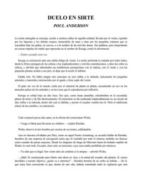Poul Anderson — Duelo en Sirte
