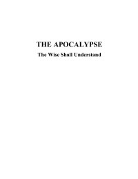 Desmond Allen — The Apocalypse: The Wise Shall Understand