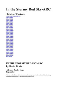 In the Stormy Red Sky — David Drake - RCN 07