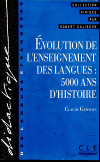 Claude Germain — Évolution de l'enseignement des langues