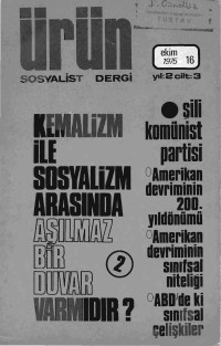 Türkiye Komünist Partisi — Ürün Sayı: 16 [Ekim 1975]