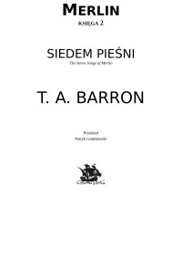 taliasan — Siedem piesni - Thomas Archibald Barron