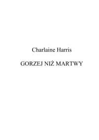 Gorzej niż martwy — Harris Charlaine - 08