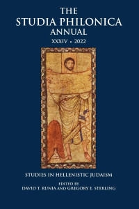 David T. Runia & Gregory E. Sterling (Editors) — The Studia Philonica Annual XXXIV, 2022: Studies in Hellenistic Judaism