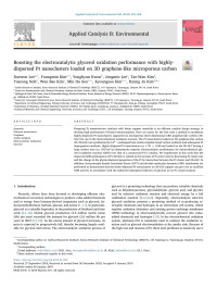 Daewon Lee & Youngmin Kim & Yonghyun Kwon & Jongmin Lee & Tae-Wan Kim & Yuseong Noh & Won Bae Kim & Min Ho Seo & Kyoungsoo Kim & Hyung Ju Kim — Boosting the electrocatalytic glycerol oxidation performance with highly-dispersed Pt nanoclusters loaded on 3D graphene-like microporous carbon