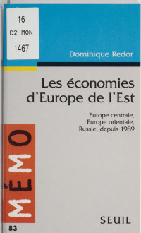 Dominique Redor — Les Économies d'Europe de l'Est