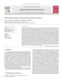 Tom A. Stewart — Delaminated titanate and peroxotitanate photocatalysts