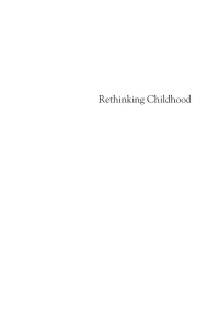 Pufall, Peter B.; Unsworth, Richard P.; Boykin, A. Wade — Rethinking Childhood