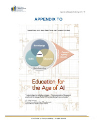 Center for Curriculum Redesign — Education for the Age of AI Appendix