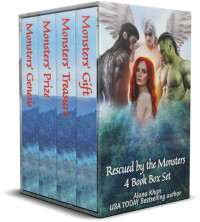 Alana Khan — Rescued by the Monsters: 4 Book Box Set (Rescued by the Monsters Reverse Harem Romance Series)