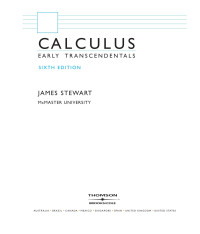 James Stewart — Stewart - Calculus - Early Transcedentals 6e