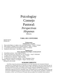 Daniel Jiménez; Daniel Schipani — Psicología y consejo pastoral