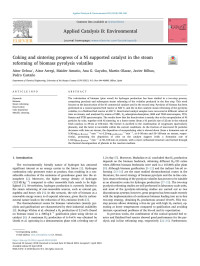 Aitor Ochoa & Aitor Arregi & Maider Amutio & Ana G. Gayubo & Martin Olazar & Javier Bilbao & Pedro Castaño — Coking and sintering progress of a Ni supported catalyst in the steam reforming of biomass pyrolysis volatiles