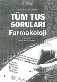 Sami Selçukbiricik — Tüm TUS Soruları Farmakoloji