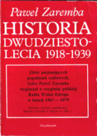 ZAREMBA PAWEL — Historia Dwudziestolecia