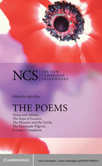 William Shakespeare — The Poems (The New Cambridge Shakespeare)