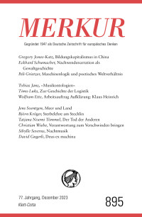 Christian Demand;Ekkehard Knörer; — MERKUR 12/2023