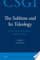 Donald Loose — The Sublime and its Teleology