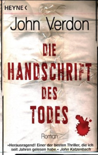 Verdon, John — Die Handschrift des Todes