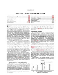 Unknown — F25 Ventilation and Infiltration