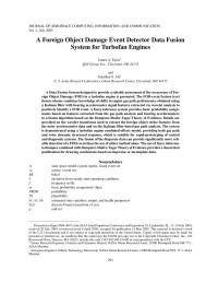 Turso and Litt — A Foreign Object Damage Event Detector Data Fusion System for Turbofan Engines