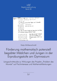 Katja Mhlenschmidt; — Frderung mathematisch potenziell begabter Mdchen und Jungen in der Erprobungsstufe am Gymnasium