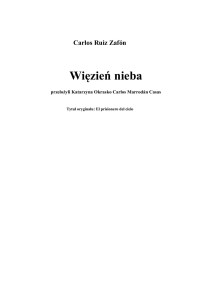 Carlos Ruiz Zafón — Więzień nieba