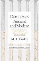 M. I. Finley — Democracy Ancient and Modern