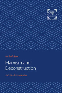 Michael Ryan — Marxism and Deconstruction: A Critical Articulation