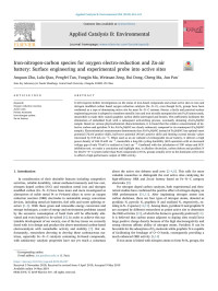 Anquan Zhu & Lulu Qiao & Pengfei Tan & Yongjin Ma & Weixuan Zeng & Rui Dong & Cheng Ma & Jun Pan — Iron-nitrogen-carbon species for oxygen electro-reduction and Zn-air battery_ Surface engineering and experimental probe into active sites