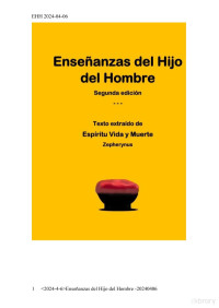 Zepherynus — Enseñanzas del Hijo del Hombre