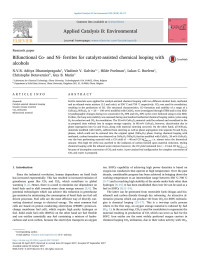 N.V.R. Aditya Dharanipragada & Vladimir V. Galvita & Hilde Poelman & Lukas C. Buelens & Christophe Detavernier & Guy B. Marin — Bifunctional Co- and Ni- ferrites for catalyst-assisted chemical looping with alcohols