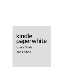 Amazon kindle — Kindle Paperwhite User's guide