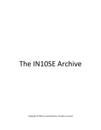 IN10SE — IN10SE Archive