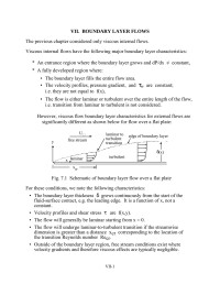 Jerry R. Dunn — Chapter VII. BOUNDARY LAYER FLOWS