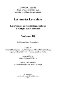 Isidore Ndaywel E Nziem; — Les Annes Lovanium