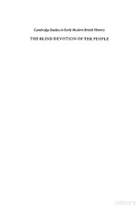 Whiting — The Blind Devotion of the People; Popular Religion and the English Reformation (1989)