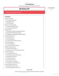 SaveMyExam — IB Math Topic 3 Revision Notes (SaveMyExam)