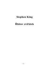 Stephen King — Rbitov zviratek