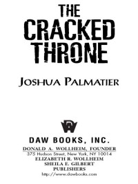 Joshua Palmatier; — The Cracked Throne