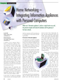 Xilinx, Inc. — Home Networking - Integrating Information Appliances with Personal Computers