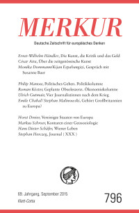 Christian Demand; — MERKUR Deutsche Zeitschrift für europisches Denken