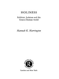 Harrington, Hannah K. — Holiness