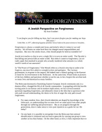 ncross — Microsoft Word - A Jewish Perspective on Forgiveness.doc