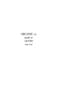 André Breton — Arcane 17