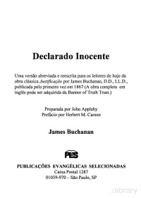 James Buchanan — Declarado Inocente