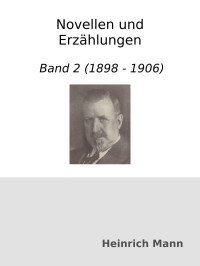 Heinrich Mann — Novellen und Erzählungen : Band 2 (1898 - 1906)