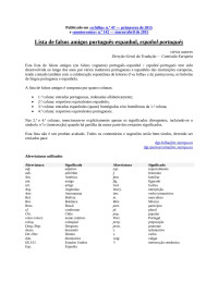 GONCALVES Susana (DGT) — Nova versão da lista de falsos amigos português-espanhol, español-portugués