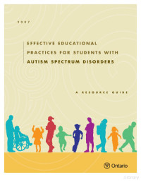 Ministry of Education of Canada — Effective Educational Practices for Students with Autism Spectrum Disorders