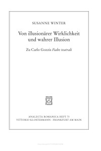 Winter, Susanne — Von illusionärer Wirklichkeit und wahrer Illusion